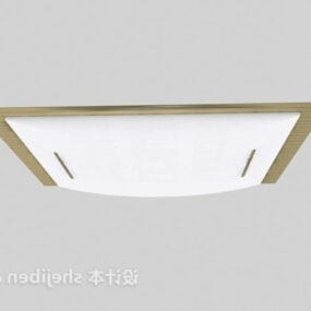 Modern Square Ceiling Light 3d model