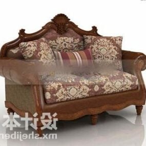 Múnla Royal Antique Sofa 3d saor in aisce