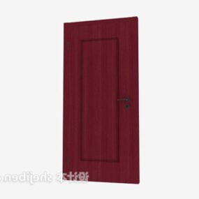 ประตูไม้แดงโมเดล 3 มิติ