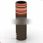 Zylinder Vase Muster dekorativ