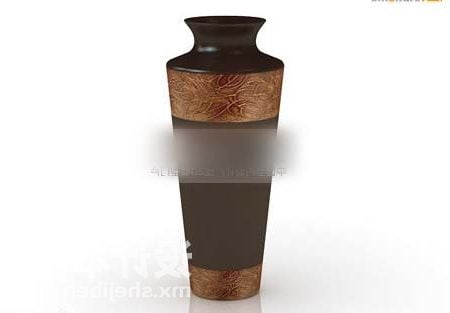 装飾的なアンティークパターンの花瓶