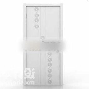 アンティークの素朴なドア3Dモデル