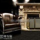 Sofa 3D-Modell.