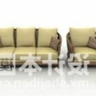 Set Kursi Berlengan Sofa Pelapis