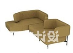 Μονάδα καναπέ 3d μοντέλο