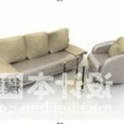 Kursi Sofa Dengan Kombinasi Meja Kaca