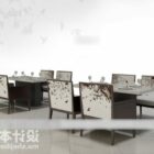 Restaurační stůl a židle moderní sada