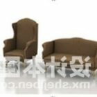 Sofa Armchair Camel Style
