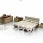 Home Modern Double Bed Furniture