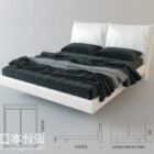 Современная элегантная двуспальная кровать