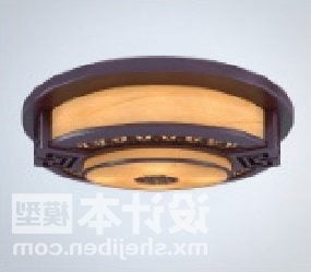 Chinese Round Ceiling Lamp 3d model