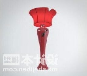 3d модель настільної лампи для готелю в китайському стилі