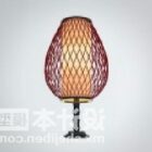 Chińska tradycyjna lampa w stylu rattanu