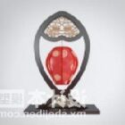 Lámpara de mesa china muebles tradicionales