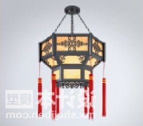 Chinese Vintage Lamp Lighting Fixtures 3d model