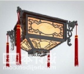 Čínská lampa Lustrová svítidla 3D model