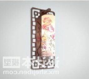 चीनी लालटेन लैंप प्रकाश फिक्स्चर 3डी मॉडल