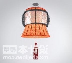 3д модель антикварного китайского светильника-лампы