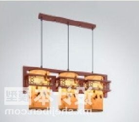 Luminaires de cuisine de lampe chinoise modèle 3D