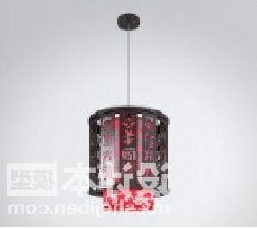 Çin Geleneksel Fener Lambası 3D modeli