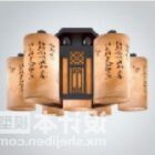 Chinese Traditional Paper Ceiling Lamp