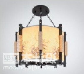 Ancient Lantern Chinese Lamp 3d model