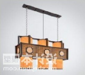 Lampe chinoise de style traditionnel modèle 3D