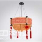 Chińskie lampy sufitowe w kształcie okrągłym