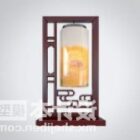 Chinese Floor Lamp Furniture With Cylinder Shade