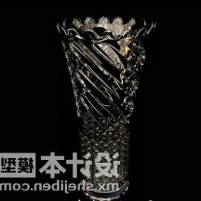 Carving Silver Cup Tableware 3d model