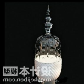 Skleněná váza Nádobí 3D model