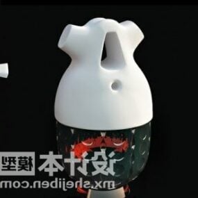 Keuken Plastic Fles Servies 3D-model