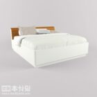 White Double Bed Hotel Furniture