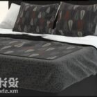 Podwójne łóżko Tkanina Z Teksturą