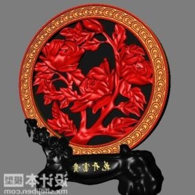 Carving Dish Decoration Ware 3d model