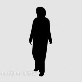 Silhouettes Character 3d model