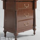 Noční stolek Klasický dřevěný nábytek