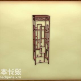 Chinese Antique High Stool 3d model