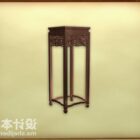 Chiński antyczny rzeźbiony stołek