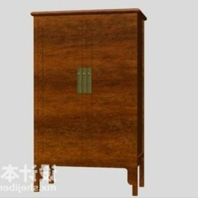 Cabinet Solid Wood Furniture 3d model