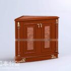 Art furniture shoe cabinet 3d model .