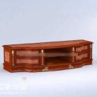 American Tv Cabinet Red Wood