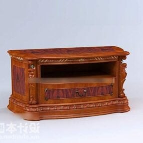 Houten consoletafel Chinees meubilair 3D-model