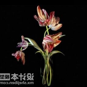 Model 3D rośliny doniczkowej wazonowej