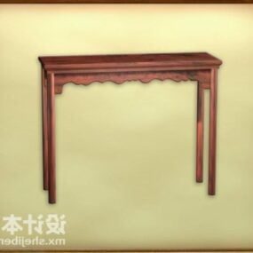 Carved Console Table Chinese Furniture 3d model