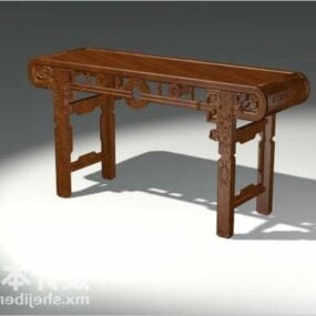 Console Table Wooden Chinese Furniture 3d model