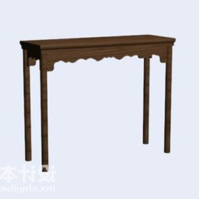Traditional Console Table Chinese Furniture 3d model