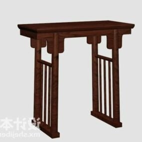 3д модель современного китайского консольного стола