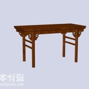 3д модель традиционного консольного стола