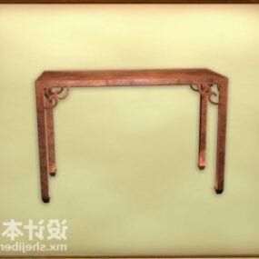 3д модель китайской мебельной консоли